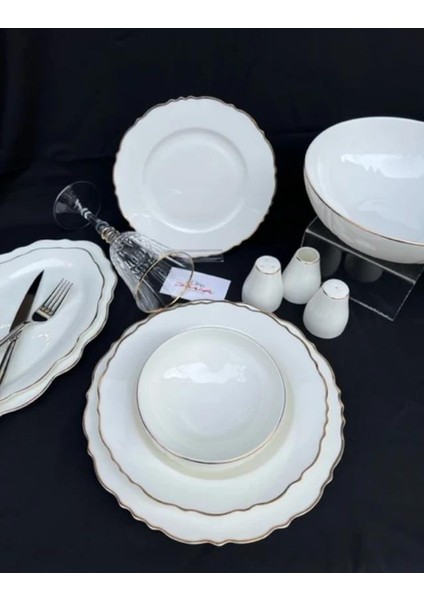 Victoria Gold 56 Parça Yemek Takımı