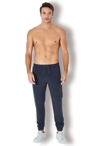 Erkek Füme Dokuma Lastikli Eşofman Altı 2046