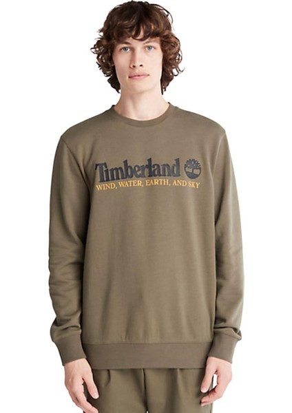 Wwes Crew Neck Sweatshirt (Regular Bb) Erkek Kahverengi Sweatshirt TB0A27HC5901