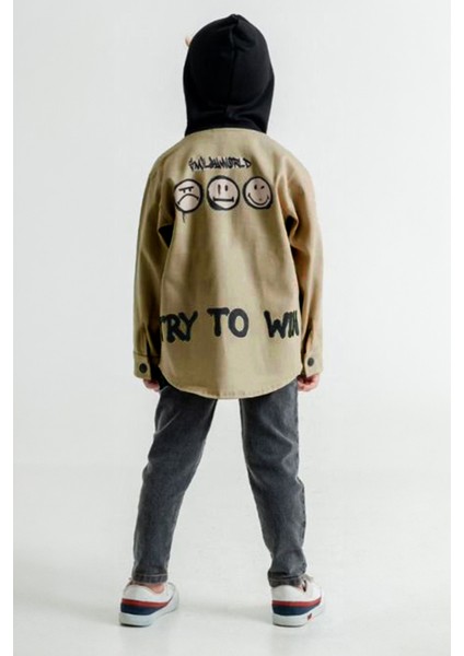 Smile Today 3 Lü Erkek Çocuk Keten takım - Haki fiyatları