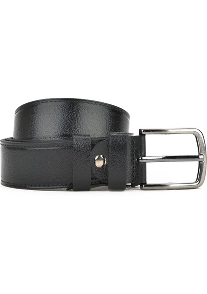 Ziya, Hakiki Deri 4 cm Erkek Kemer 141980Z201 Siyah