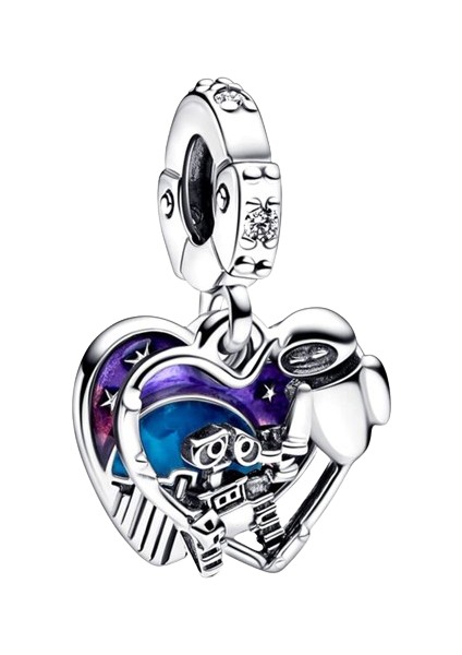 Asaf Accessory Disney Wall-E ve Eva Charm