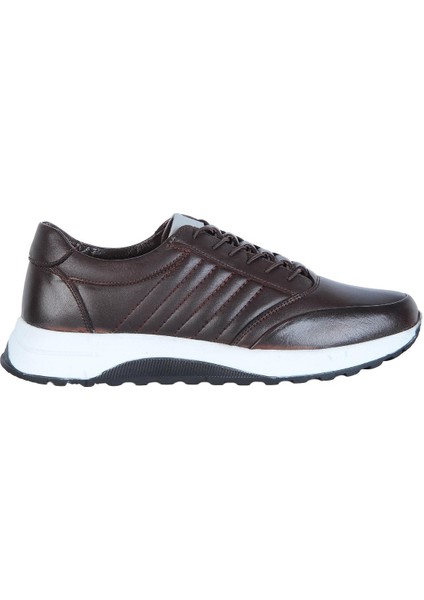 1967 Kahve Poli %100 Deri Erkek Casual Ayakkabı