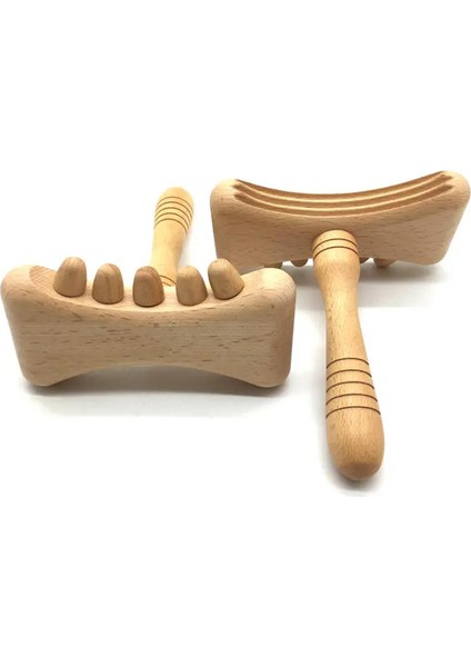 Madero Terapi & Selülit Ahşap Masaj T Aparatı