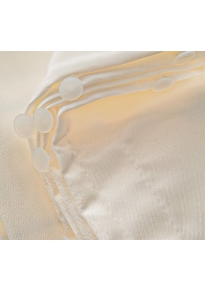 Taç Lüx Atlas Saten Krem Güneşlik Perde - 310 x 310 cm modelleri