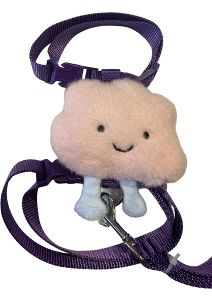 Clouds Kedi ve Köpek Gezdirme ve Göğüs Tasma Seti (Göğüs: 30 cm - 50 Cm)