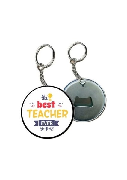 Öğretmenler Gününe Özel Anahtarlık - Öğretmene Anahtarlık Hediye ( Best Teacher Anahtarlık )