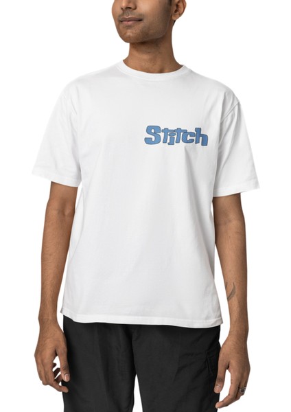 Stitch Sırt Baskılı Tişört, Erkek-Kadın Stitch Angel Couple T-Shirt fiyatları