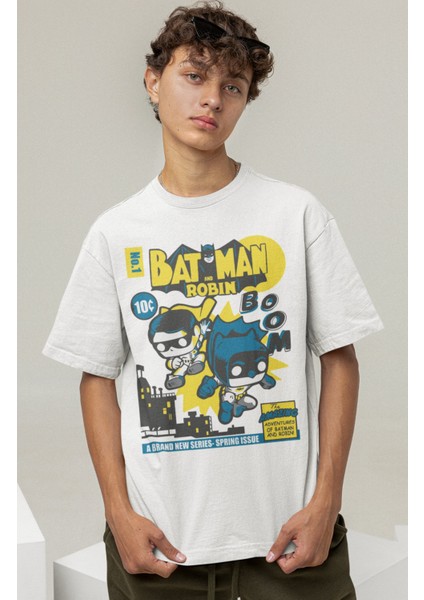 Dc Comics Batman ve Robin Baskılı Tişört, Erkek-Kadın Dc Comics Film Temalı T-Shirt fiyatları