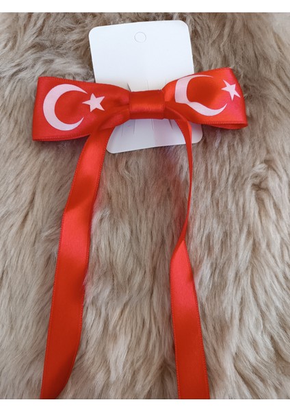23 Nisan Temalı Ay Yıldız Model Türk Bayraklı Otomatik Toka