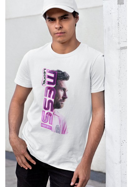 Messi Baskılı T-Shirt, Unisex Lionel Messi Baskılı Tişört