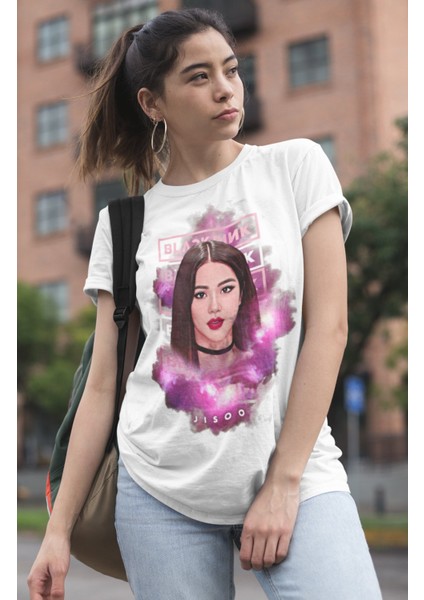 Blackpink Jisoo Baskılı T-Shirt, Unisex K-Pop Baskılı Tişört modelleri
