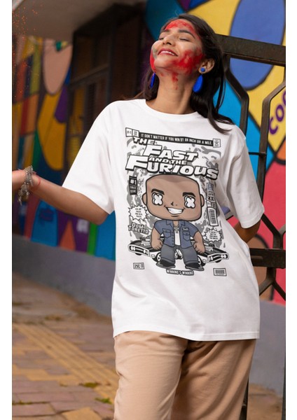 Dominic Toretto Baskılı Tshirt, Unisex Hızlı ve Öfkeli Baskılı Tişört fiyatları