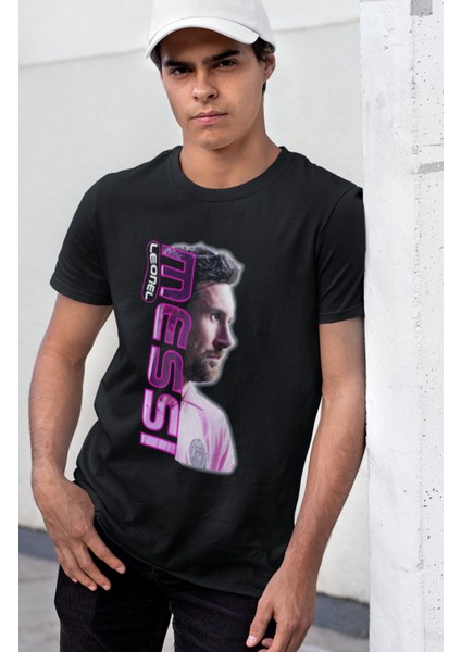 Messi Baskılı T-Shirt, Unisex Lionel Messi Baskılı Tişört