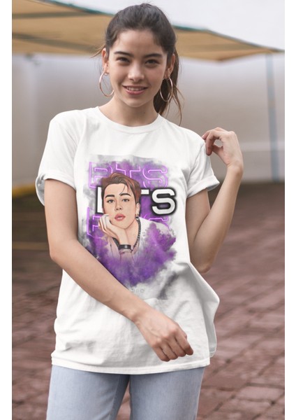 Bts Jimin Baskılı T-Shirt, Unisex K-Pop Baskılı Tişört modelleri