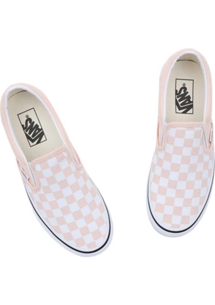 CLASSIC SLIP-ON VN0A7Q5DBM01 KADIN PEMBE - BEYAZ Günlük Sneaker Ayakkabı