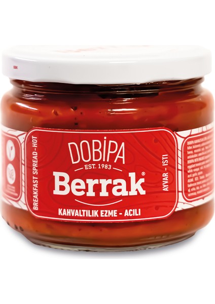 Dobipa Acılı Kahvaltılık Sos (Ajvar) 300 ml