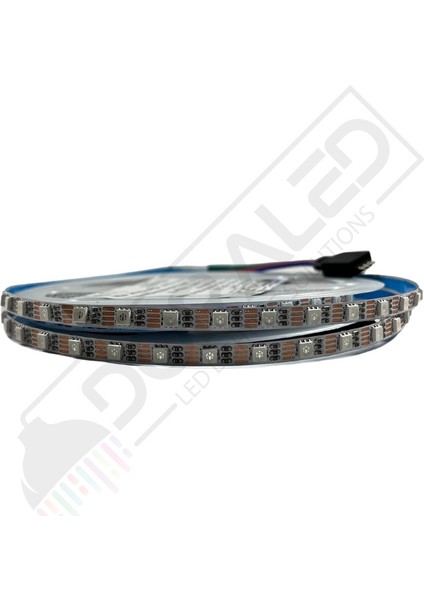 Dora Led 5 Volt 5MM 90 Ledli RGB 3535 Şerit Led 5M