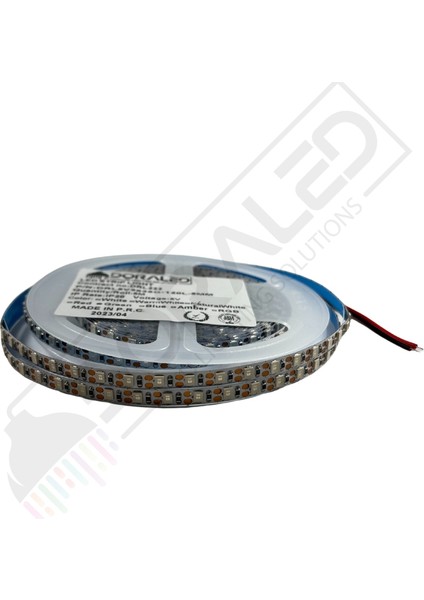 5 Volt Şerit Led 5MM 120 Ledli Amber(Yeşil) 2835 5V Şerit Led 5M