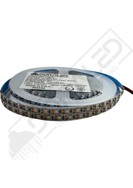 5 Volt Şerit Led 5MM 120 Ledli Amber(Yeşil) 2835 5V Şerit Led 5M