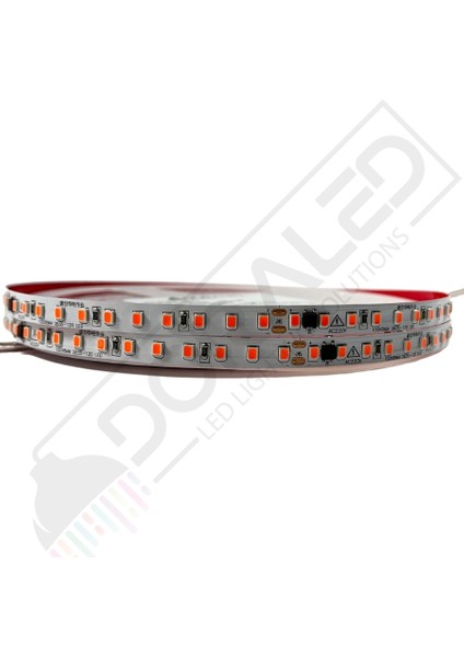 Dora Led 220 Volt Dim Edilebilir Şerit Led 10 Cm De Kesilebilir M/120 Led Kırmızı 10M İP20