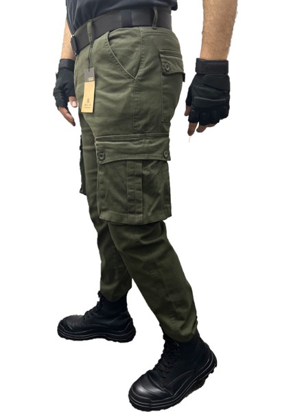 Kargo Cepli Pantolon Gabardin Regular Kalıp