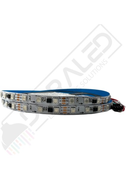 Amber Sarı Pixel Şerit LED 2811 12 Volt IP20 5m modelleri