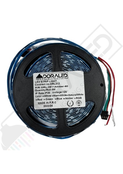 Amber Sarı Pixel Şerit LED 2811 12 Volt IP20 5m fırsatları