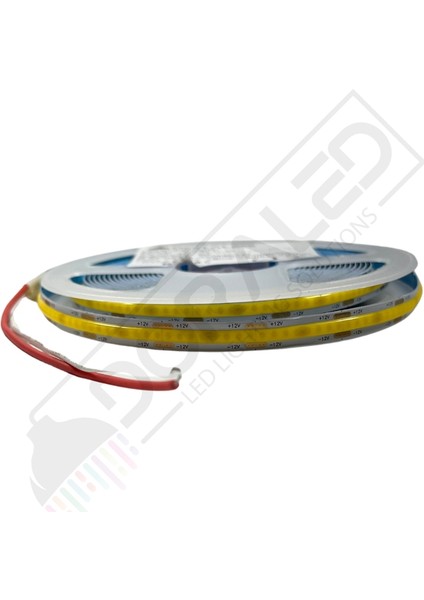 12V 8 mm Esnek Cob Şerit LED Natural Beyaz 320 Ledli IP20 5 m indirimleri