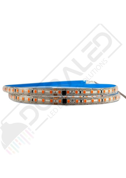 Dora Led 220 Volt Dim Edilebilir Şerit Led 10 Cm De Kesilebilir M/120 Led Kırmızı 5M İP65