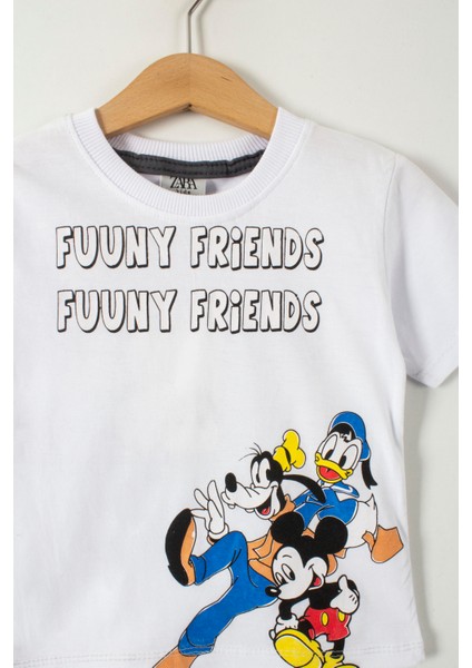 Funny Friends Baskılı Erkek Çocuk Alt Üst Takım