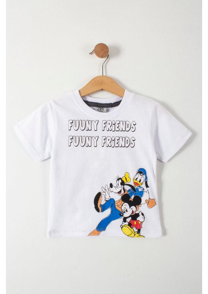 Funny Friends Baskılı Erkek Çocuk Alt Üst Takım