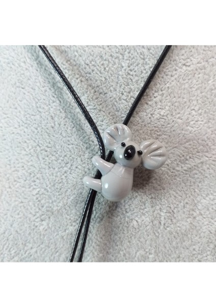 Murano Cam Koala Kolye