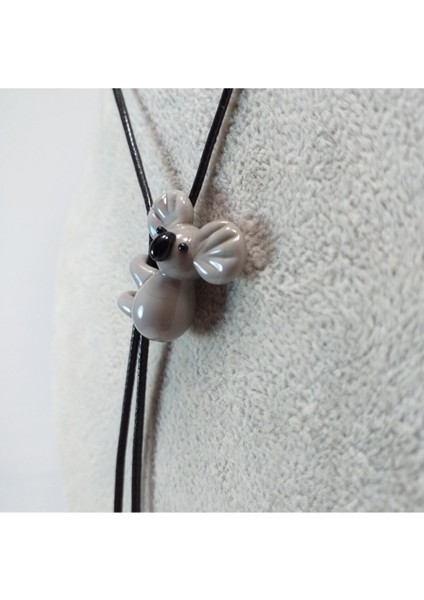 Murano Cam Koala Kolye