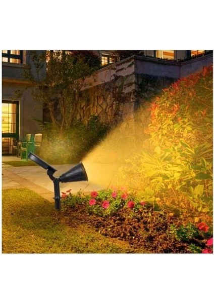 Solar Kazıklı Çim Armatürü Amber 7W fırsatları