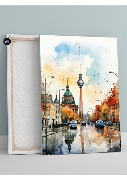 Almanya Berlin Kanvas Tablo