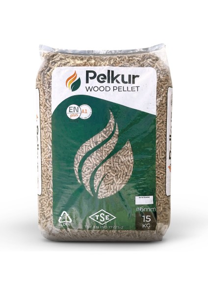 En Plus A1 Ø6 mm Doğal Pelet Yakıtı