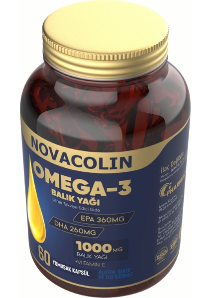 Novacolın Omega-3 60 Softgel