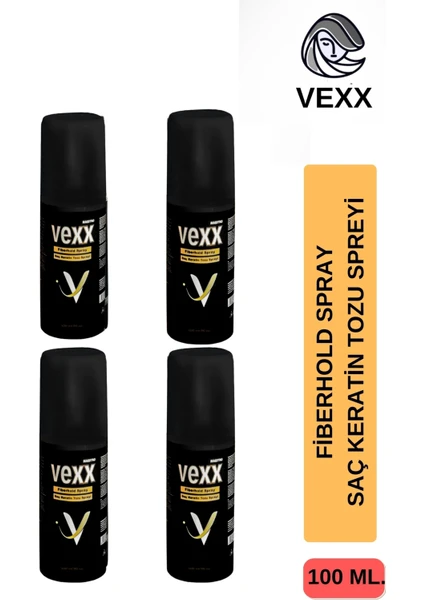 Vexx Maestro Hair Fiber Spray - Saç Tozu Sabitleyici Sprey 4 Adet