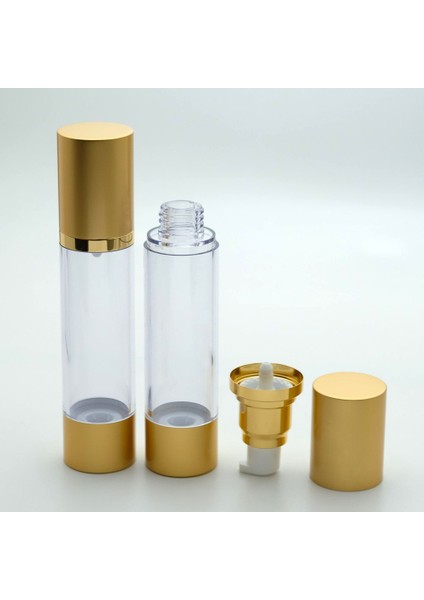 Krem ve Losyon Şişesi 50 ml (4 Adet) (TEKRAR DOLDURULABİLİR) Boş Airless Şişe
