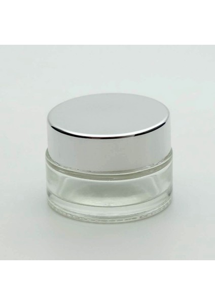 Krem Kavanozu 20 ml (5 Adet) Şeffaf Kutu