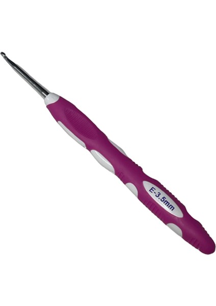 Silikon Saplı Ergonomik Örgü Tığı 1OMTS01