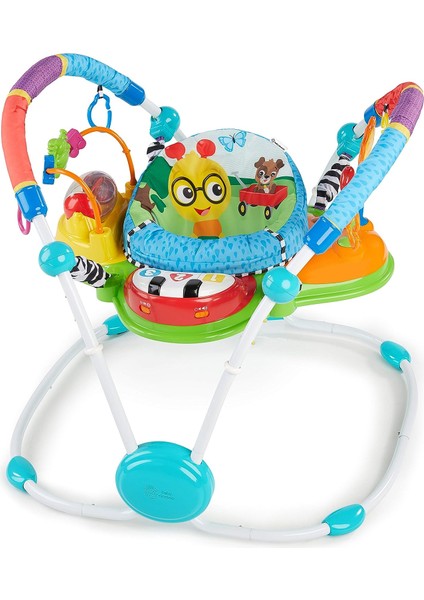 Baby Einstein Semtteki Dostlar, 12'den Fazla Oyuncak, Piyano ve Işıklı Zıpzıp ve Aktivite Merkezi, 360 Derece Döndürülebilir