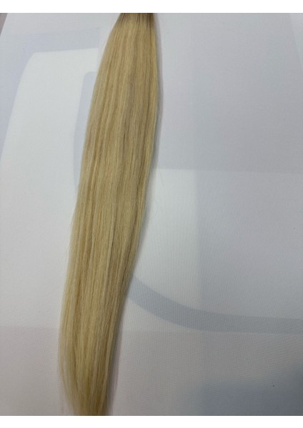 Ombreli Platin 65-70 cm Gerçek Saç 150 Adet Boncuk Kaynak, 1,0 Gr150 Adet 150 Gr