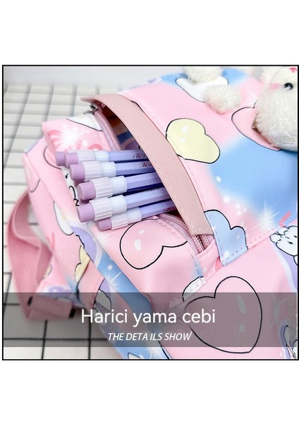 Yeni Anaokulu Okul Çantası Karikatür Sevimli Tavşan Öğrenci Kanvas Sırt Çantası Çocuk Hafif Küçük Sırt Çantası (Yurt Dışından) modelleri