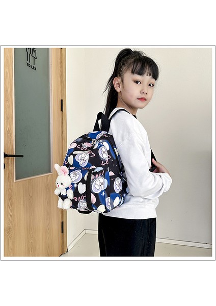 Yeni Anaokulu Okul Çantası Karikatür Sevimli Tavşan Öğrenci Kanvas Sırt Çantası Çocuk Hafif Küçük Sırt Çantası (Yurt Dışından) indirimleri