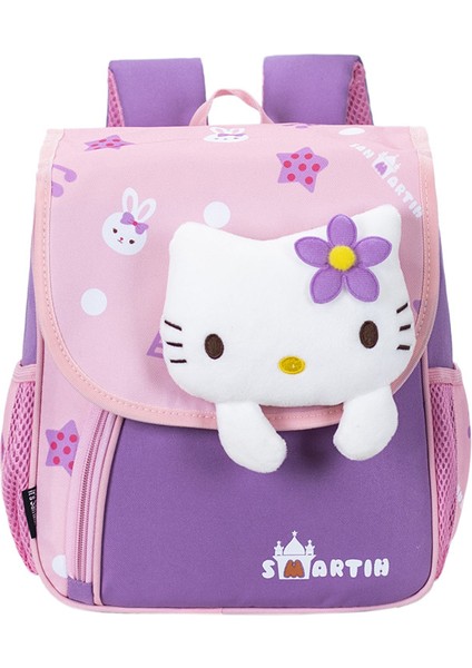 Yeni Çocuk Okul Çantası Karikatür Sevimli Anaokulu Sırt Çantası Erkek ve Kız Hafif Omurga Koruması Aydınlık Sırt Çantası (Yurt Dışından)