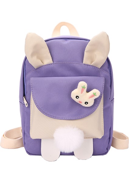 Karikatür Sevimli Ins Tarzı Tavşan Kulakları Çocuk Anaokulu Sırt Çantası Küçük Taze Moda Hafif Sırt Çantası (Yurt Dışından)