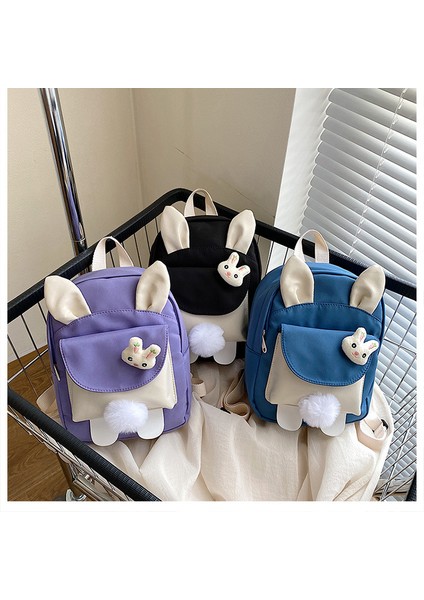 Karikatür Sevimli Ins Tarzı Tavşan Kulakları Çocuk Anaokulu Sırt Çantası Küçük Taze Moda Hafif Sırt Çantası (Yurt Dışından) modelleri