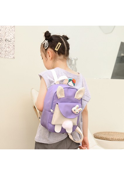 Karikatür Sevimli Ins Tarzı Tavşan Kulakları Çocuk Anaokulu Sırt Çantası Küçük Taze Moda Hafif Sırt Çantası (Yurt Dışından) indirimleri